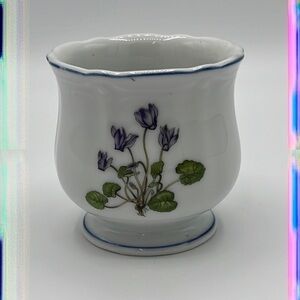 TAKAHASHI THREE SIDED TABLE FLORAL PLANTER VINTAGE